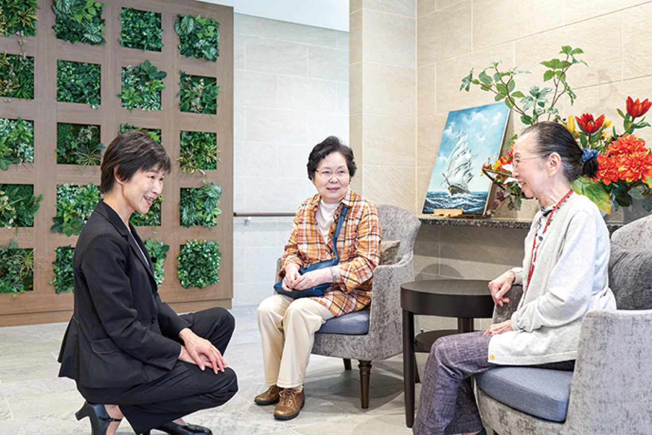 リビングアテンダーとの会話