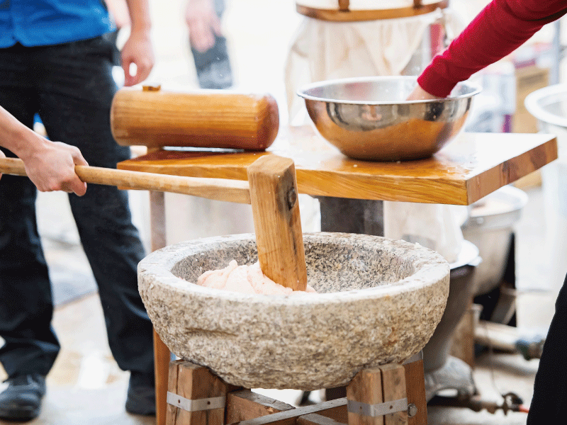 ●餅つき・鏡開きの準備