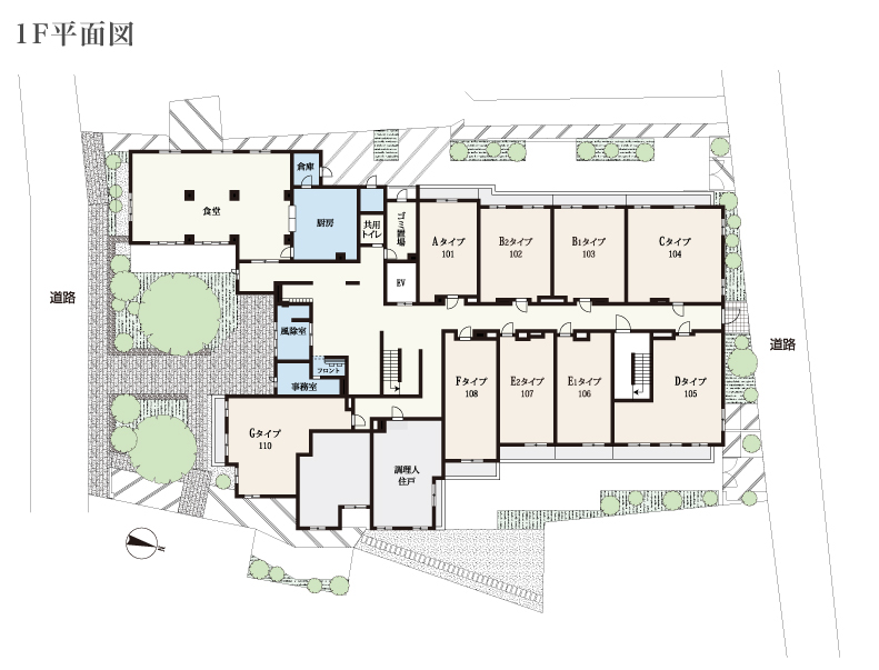 1F平面図