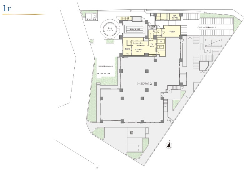 1F平面配置図