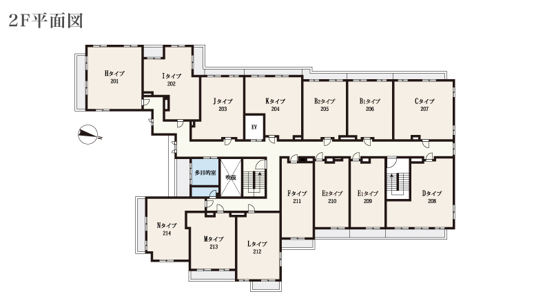 2F平面図