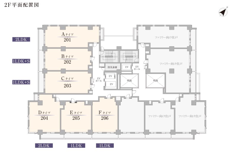 2F平面配置図