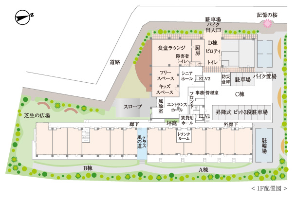 1F配置図