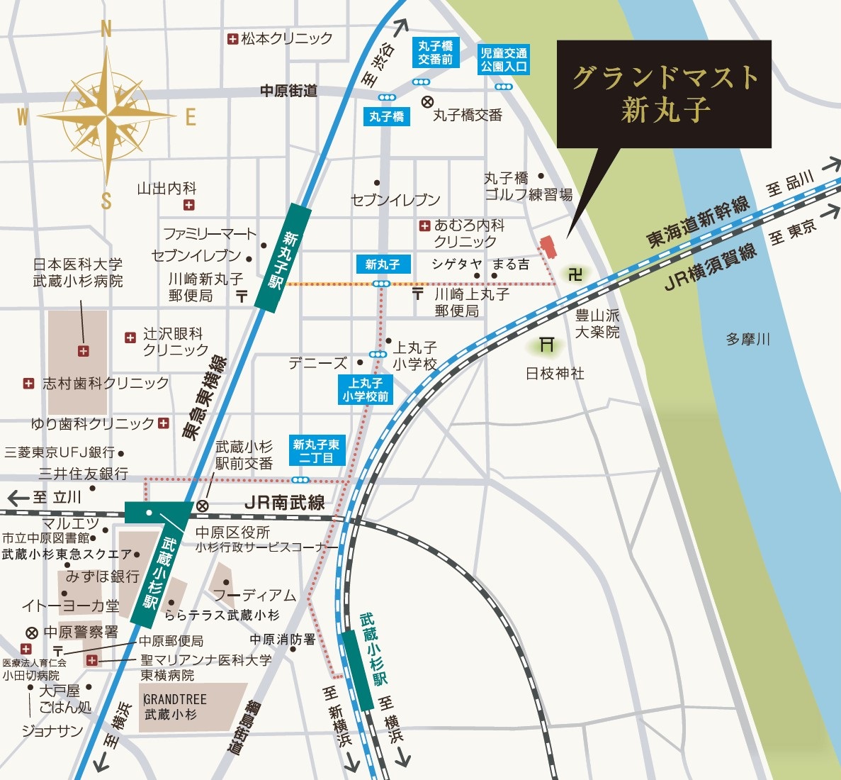 アクセスマップの画像