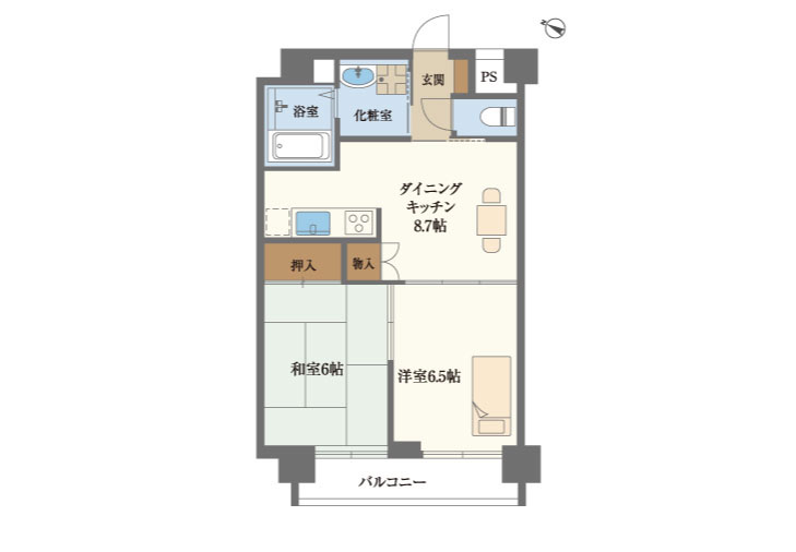 B平面図