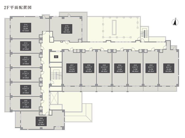 3F～4F階平面配置図