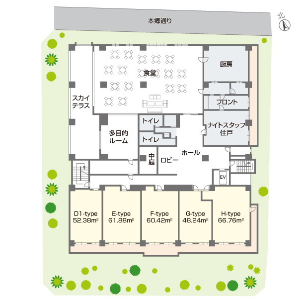 2階配置図の完成イメージ